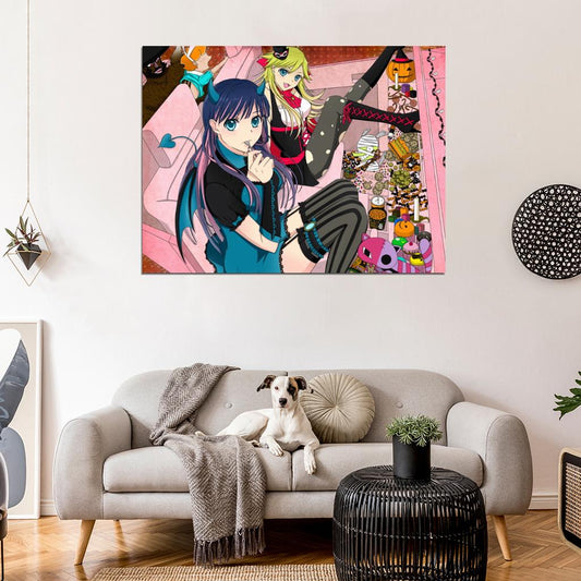 Panty And Stocking Anime Manga Art Wall Art Print Poster