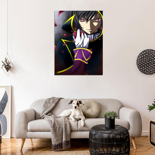 Code Geass Lelouch Anime Manga Art Wall Art Print Poster