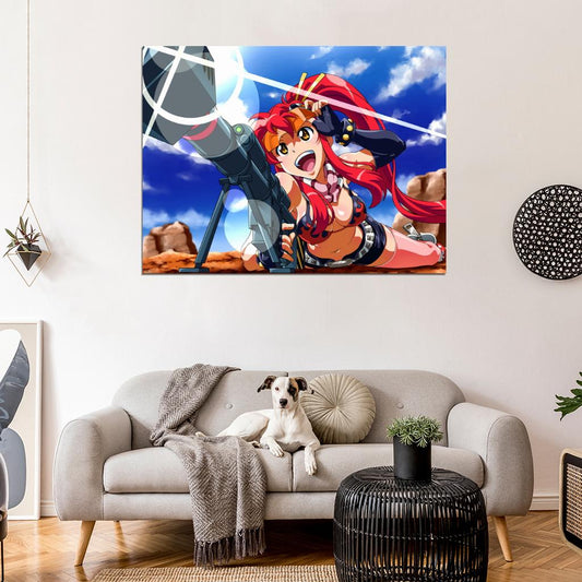 Tengen Toppa Gurren Lagann Yoko Littner Anime Manga Art Wall Art Print Poster