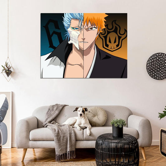 Bleach Anime Manga Art Wall Art Print Poster