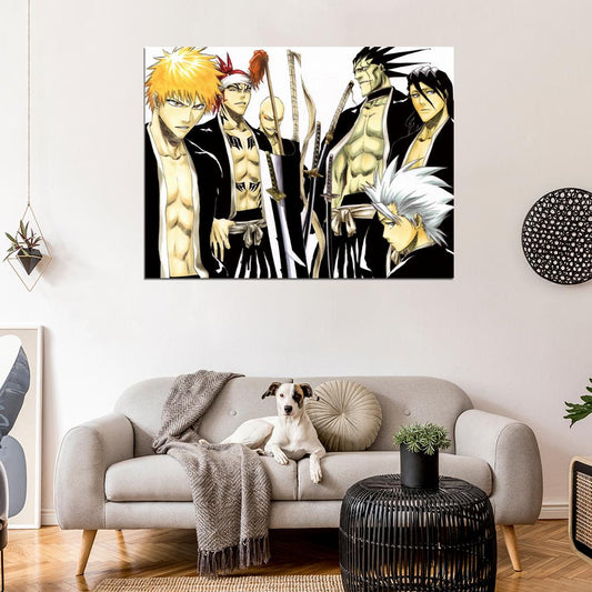 Bleach Character Anime Manga Art Wall Art Print Poster