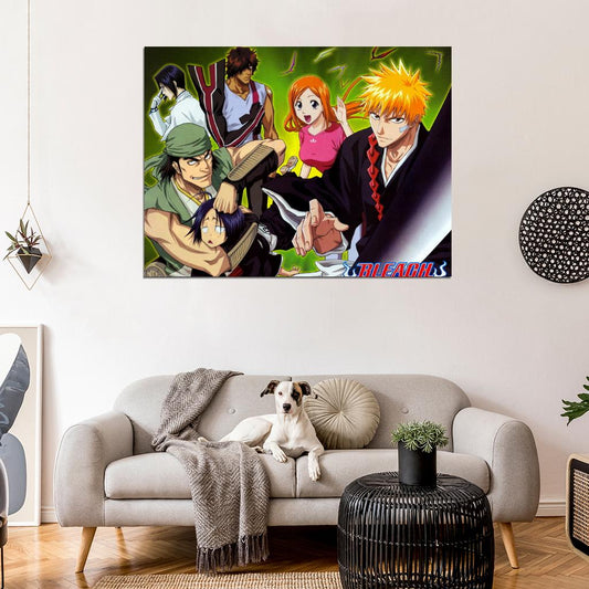 Bleach Characters Anime Manga Art Wall Art Print Poster
