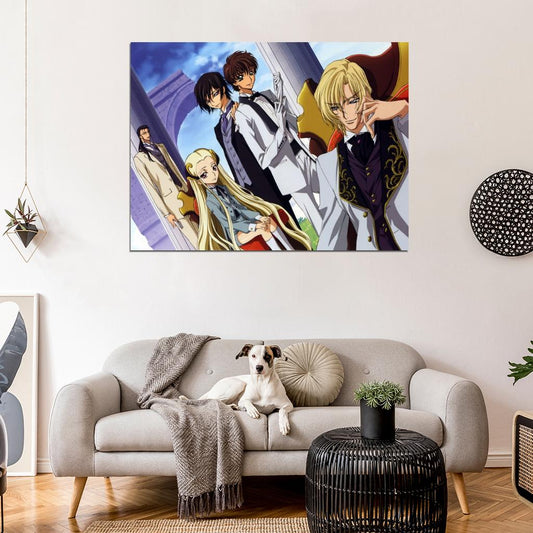 Code Geass Anime Manga Art Wall Art Print Poster