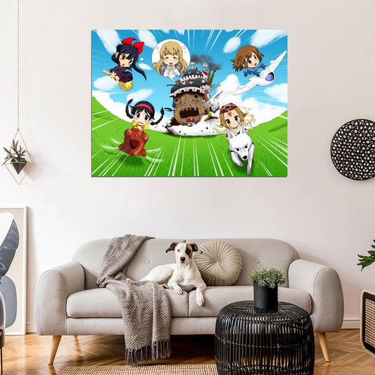 K-On! Amazing Painting Characters Anime Manga Art Wall Art Print Poster