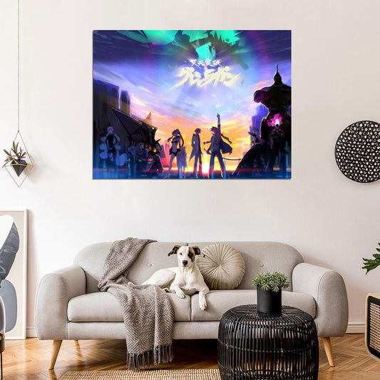 Tengen Toppa Gurren-Lagann Characters Cool Anime Manga Art Wall Art Print Poster