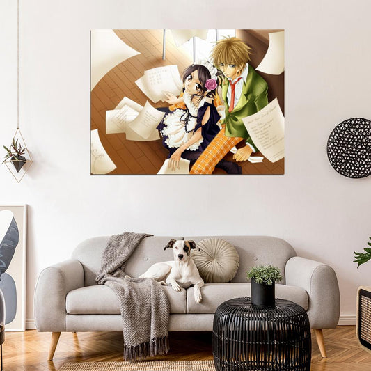 Kaichou Wa Maid-Sama Misaki Ayuzawa Usui Takumi Anime Manga Art Wall Art Print Poster