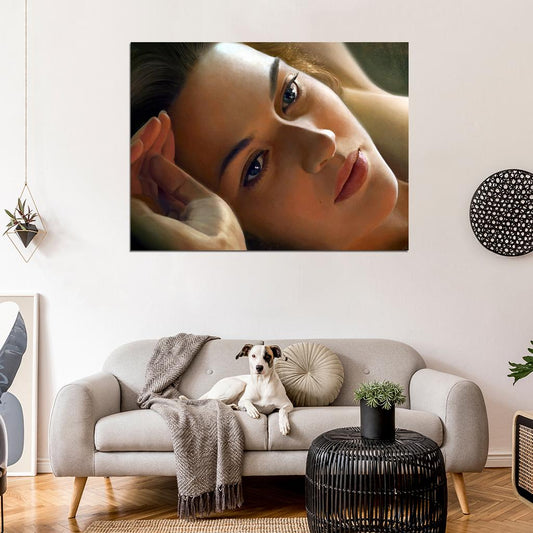 Titanic Movie Painting Art Kate Winslet Beautiful Portrait Wall Art Print Poster