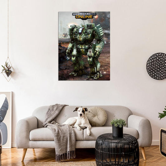 Mechwarrior Online Battlemaster MWO Battletech Mech Game Art Wall Art Print Poster