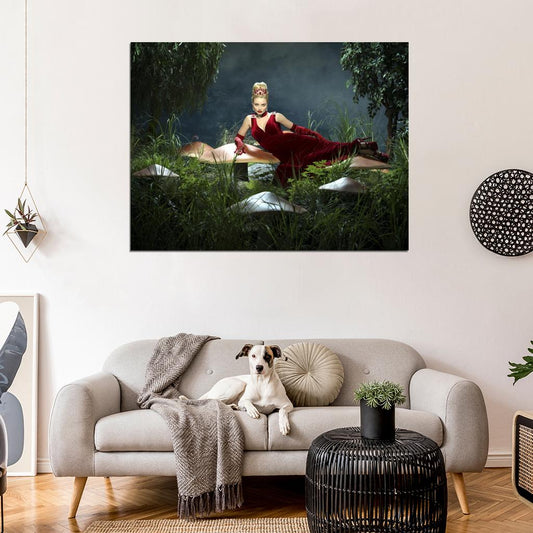 Once Upon a Time Emma Rigby Wonderland Red Queen Anastasia TV Series Wall Art Print Poster