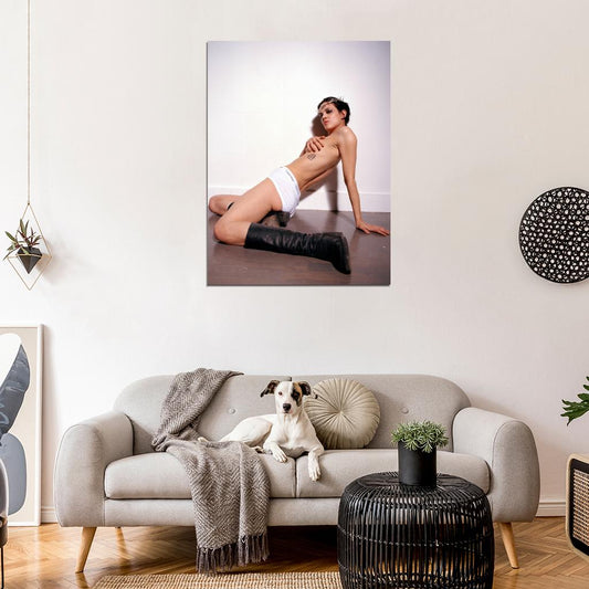 Asia Argento Topless Hot Actress Sexy Model Nude Naked Wall Art Print Poster