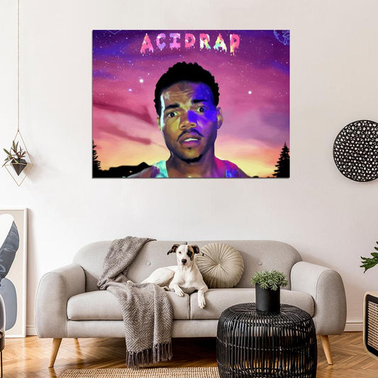 Chance The Rapper Acid Rap Art Rap Hip-Hop Music Wall Art Print Poster