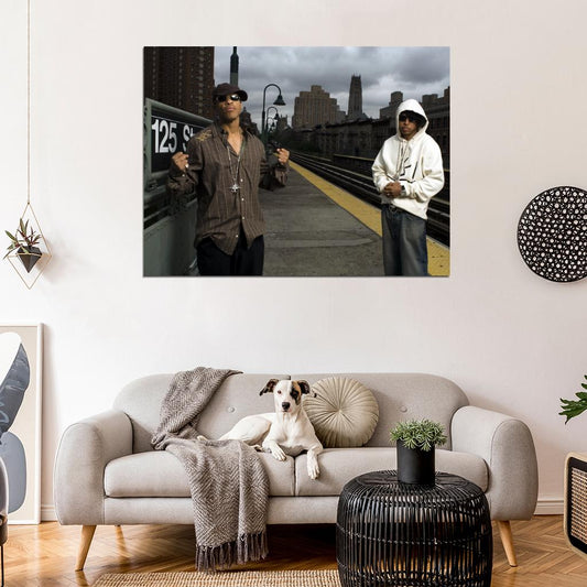 Gang Starr MC Guru DJ Premier Hip-Hop Rap Music Wall Art Print Poster