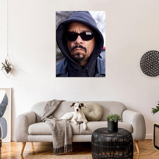 Ice-T Portrait Rapper Hip-Hop Music Gangsta Rap Wall Art Print Poster