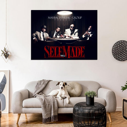Maybach Music Group MMG Rick Ross Rapper Hip-Hop Music Rap Wall Art Print Poster