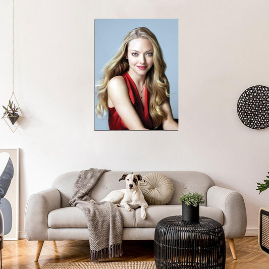 Amanda Seyfried Cute Actress Wall Art Print Poster