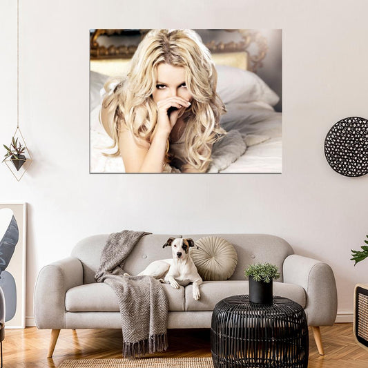 Britney Spears Cute Portrait Pop Singer Music Wall Art Print Poster