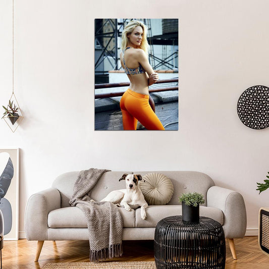 Candice Swanepoel Model Wall Art Print Poster
