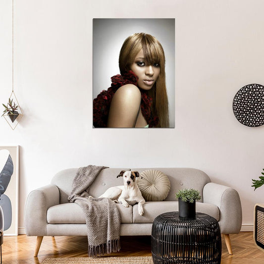 Ciara Portrait R&B Hip Hop Music Singer Wall Art Print Poster