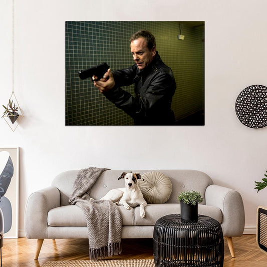 24 Live Another Day Jack Bauer Tv Series Wall Art Print Poster