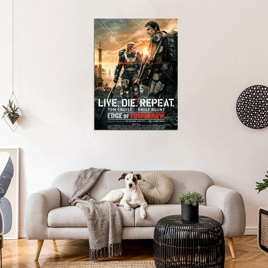 Edge of Tomorrow Movie Wall Art Print Poster