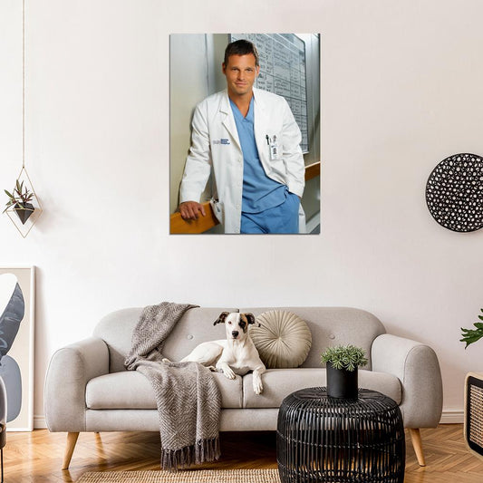 Grey's Anatomy Alex Karev Justin Chambers Tv Series Wall Art Print Poster