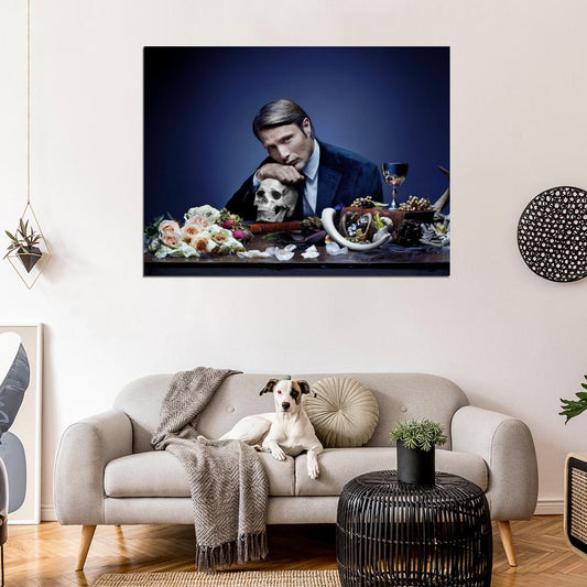 Hannibal Mads Mikkelsen Lecter Tv Series Wall Art Print Poster