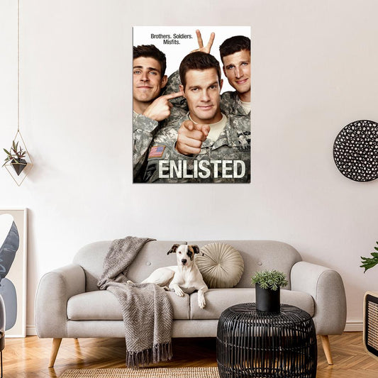 Enlisted Tv Series Wall Art Print Poster
