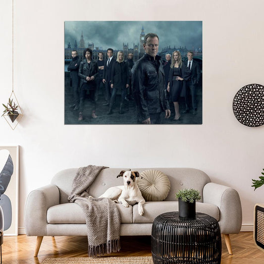 24 Live Another Day Characters Cast Tv Series Wall Art Print Poster