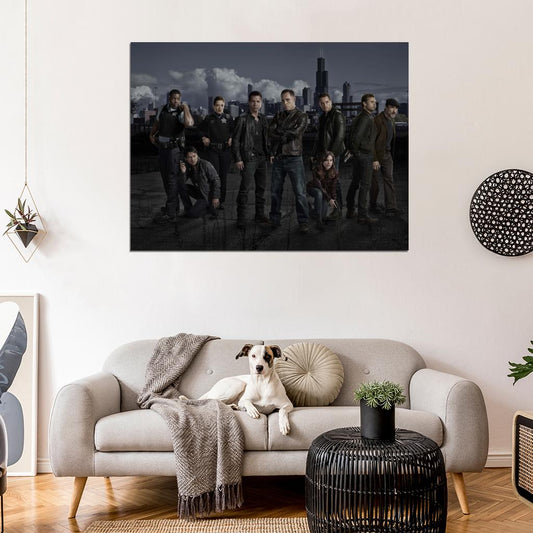 Chicago PD Characters Cast Tv Series Wall Art Print Poster