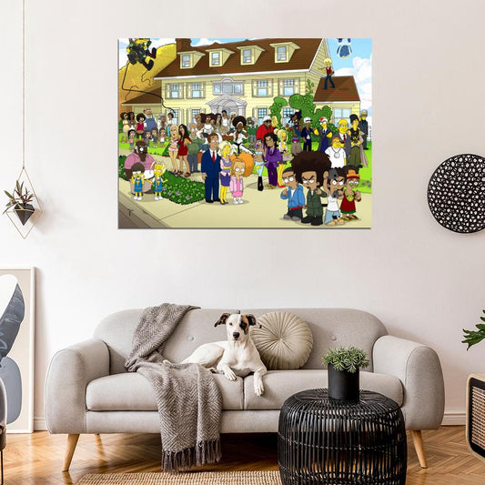 The Boondocks Cool Cartoon Art Tv Series Wall Art Print Poster