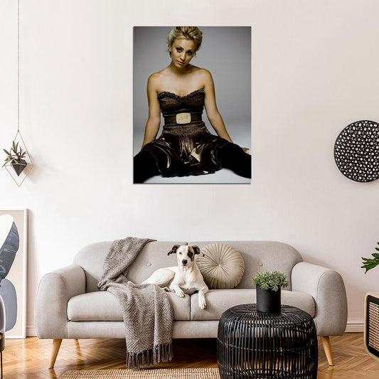 Kaley Cuoco Actress Wall Art Print Poster