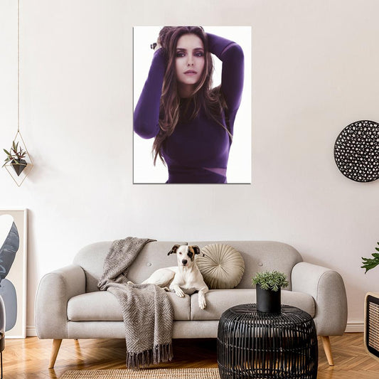 Nina Dobrev Actress Wall Art Print Poster