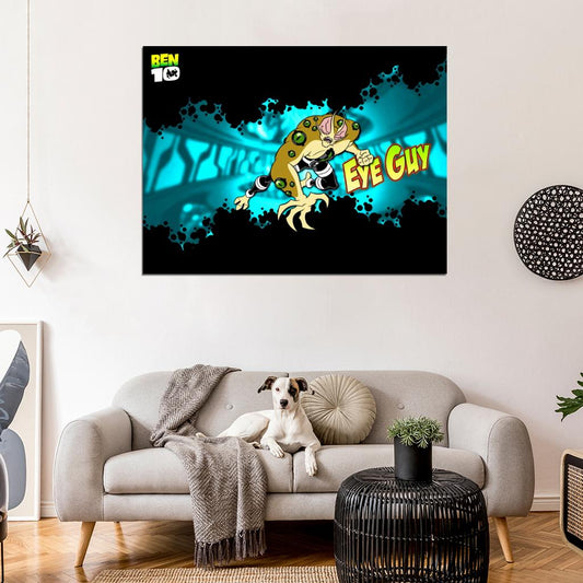 Ben 10 Eye Guy Alien Cartoon TV Series Art Wall Art Print Poster