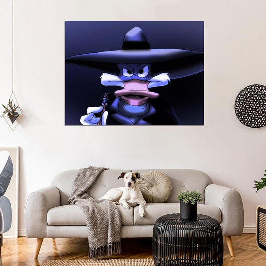 Darkwing Duck Drake Mallard Cool Amazing Art Wall Art Print Poster