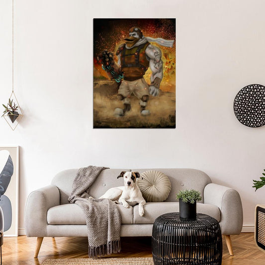 Launchpad McQuack Duck Tales Awesome Art Wall Art Print Poster