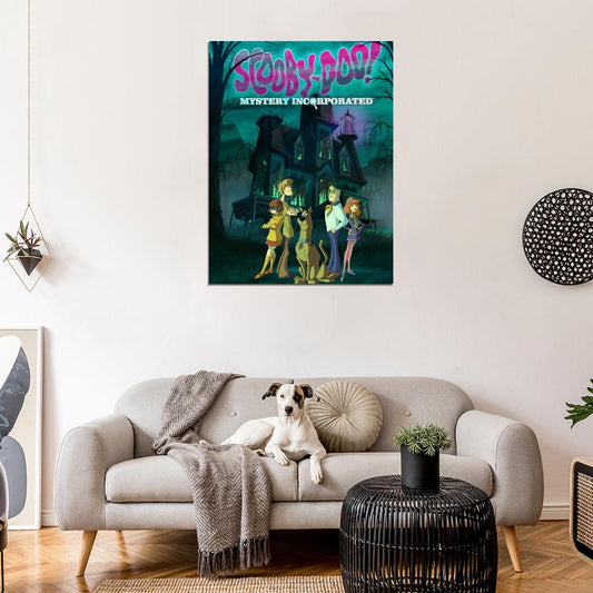 Scooby-Doo! Mystery Incorporated Cool Cartoon Art Wall Art Print Poster