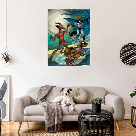 Scooby-Doo! Team-Up Cool Cartoon Art Wall Art Print Poster