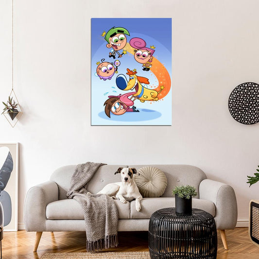 The Fairly OddParents Cartoon TV Series Art Wall Art Print Poster