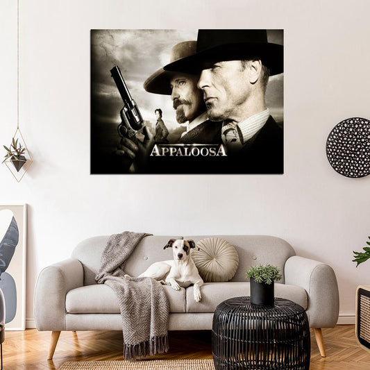 Appaloosa 2008 Movie Western Ed Harris Viggo Mortensen Wall Art Print Poster