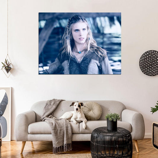 Vikings TV Series Gaia Weiss Porunn Wall Art Print Poster