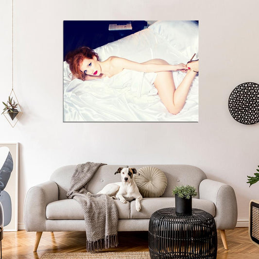 Jessica Chastain Naked Beautiful Hot Actress Sexy Nude Wall Art Print Poster