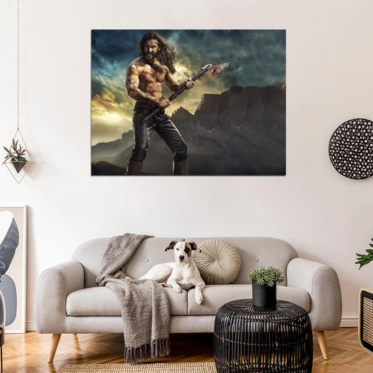 Clive Standen Rollo Axe Vikings TV Series Wall Art Print Poster