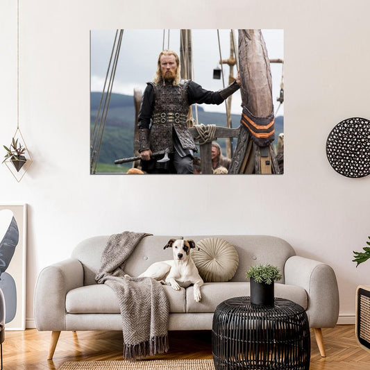 Jarl Borg Vikings TV Series Thorbjorn Harr Wall Art Print Poster
