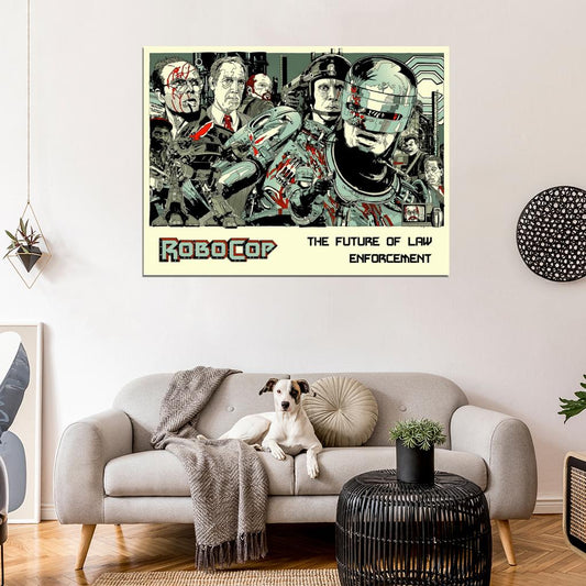 Robocop 1987 Movie Characters Awesome Art Wall Art Print Poster