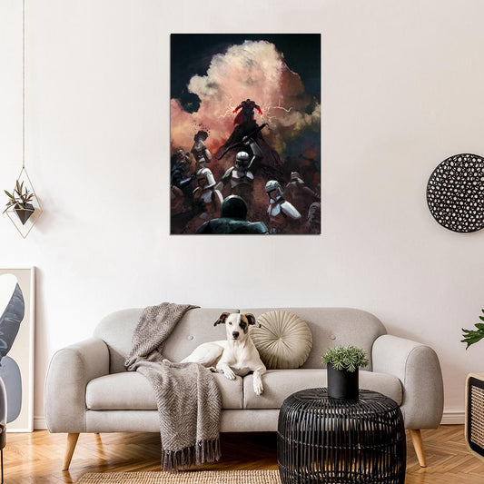 Sith Force Clone Troopers Battle Star Wars Movie Awesome Painting Art Wall Art Print Poster