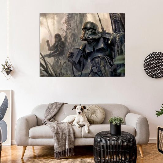 Shadow Stormtroopers Star Wars Movie Awesome Painting Art Wall Art Print Poster