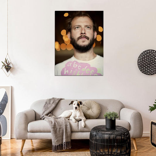 Bon Iver Justin Vernon Indie Folk Band Music Singer Wall Art Print Poster