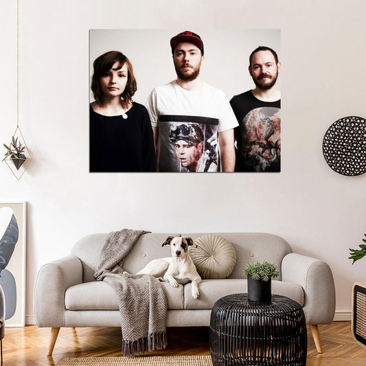 Chvrches Synthpop Music Group Wall Art Print Poster