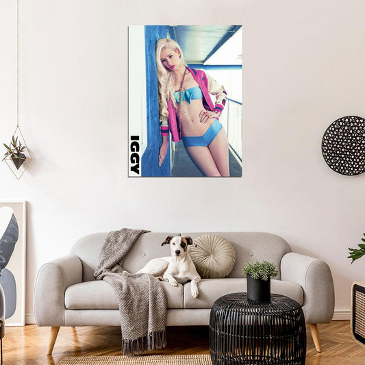 Iggy Azalea Sexy Hip Hop Music Singer Wall Art Print Poster