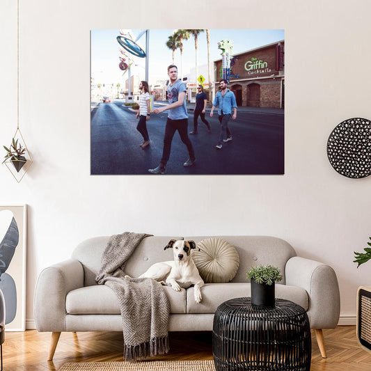 Imagine Dragons Alternative Rock Band Music Wall Art Print Poster